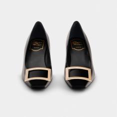 「ベル ヴィヴィエ トランペット」パンプス パテントレザー 34→40