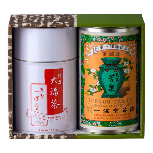 煎茶 芳泉（ほうせん）・新春大福茶（しんしゅんおおぶくちゃ）詰合せ