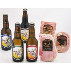 【母の日】大山Gビール・大山ハム詰合せ　HA-A