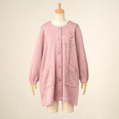 ソリフロール裏起毛ニット 前開き割烹着
