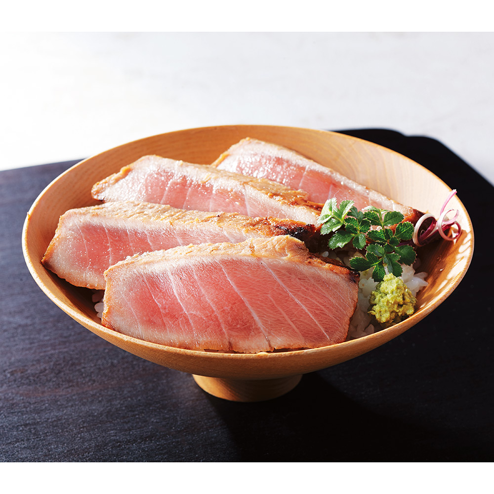 〈三崎・羽床総本店〉天然本まぐろ中とろ炙り味噌漬