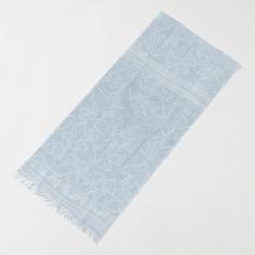 リネンコットンストール Bird Border