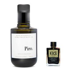 「イタリア至宝のセット」エクストラバージンオリーブオイル ピロ250＆熟成バルサミコ酢 ボニーニ ヴィバーチェ3年