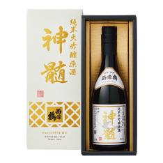 〈西條鶴〉純米大吟醸原酒「神髄」