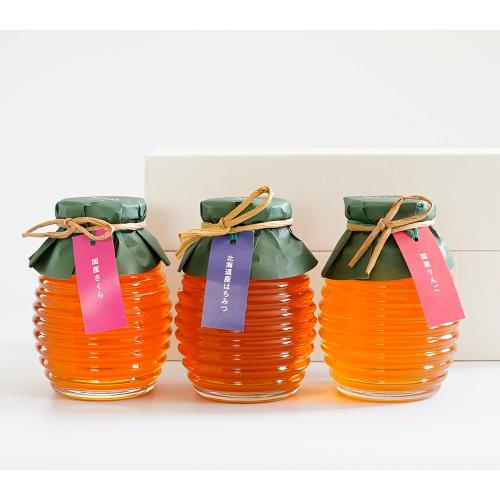 3種の国産蜂蜜食べ比べギフト