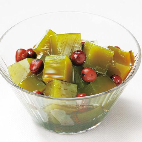 抹茶豆寒天缶詰