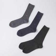 画像ソフト口ゴム ソックス 3足セット