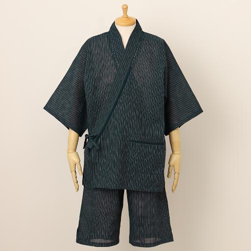 細ストライプ柄 甚平(パンツ前開き) M→LL