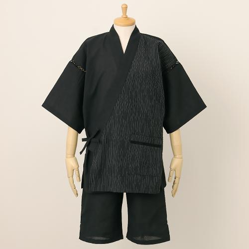 無地&ストライプ 甚平(パンツ前開き) M→LL
