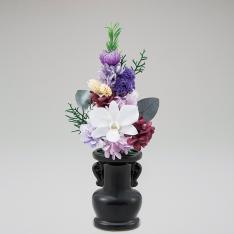 仏事プリザーブドフラワー(花器付)