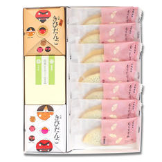 元祖きびだんご・むらすずめ・岡山県産茎茶（桃太郎ぶどう）