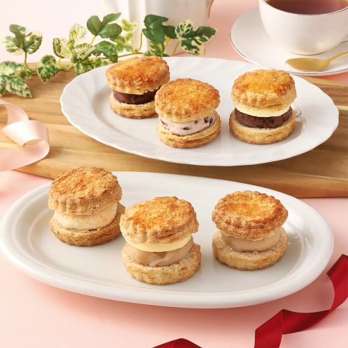 あんバタースコーンサンド小豆・檸檬6個BOX