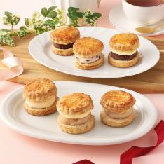 あんバタースコーンサンド小豆・檸檬6個BOX