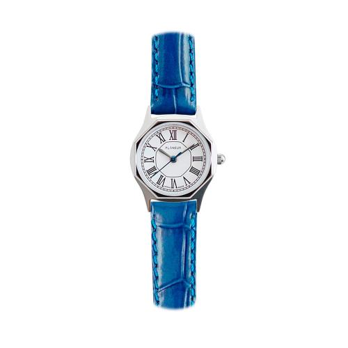 八角形ウォッチ ネイビー レディース