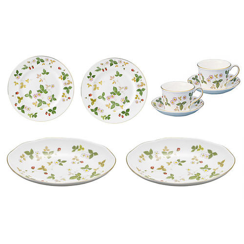 ワイルドストロベリー ブランチ＆ティータイムセットペア