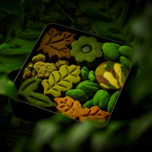 ボタニカルクッキー缶