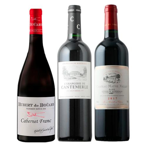 今が飲み頃　2017年ヴィンテージ赤ワイン3本セット
