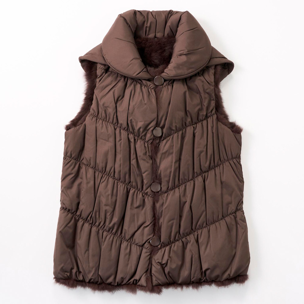 レディース　リバーシブルベスト