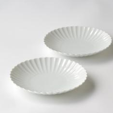 白菊 中皿〈2枚〉 美濃焼