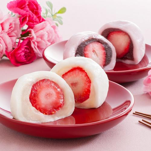 【母の日】博多あまおう まるごと苺大福（カード付）