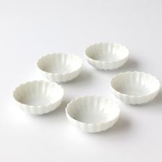 白菊 珍味入〈5個〉 美濃焼