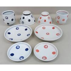 〈波佐見焼〉だるまさん尽し8点セット