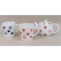 〈波佐見焼〉だるまさんポット＆ペアマグ