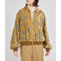 スパンコールベロアZIP-UPブルゾン