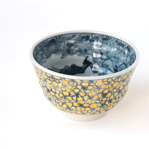 お箱付・新品未使用】京焼 清水焼 くわしく 賀峰窯染濃吉祥