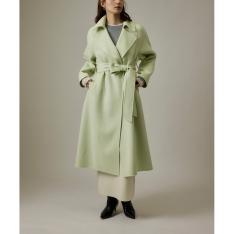 ラムウールリバーロングコート 36→38