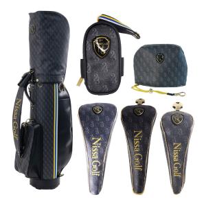 モノグラムキャディバッグ＆ヘッドカバー・ボールケース6点セット