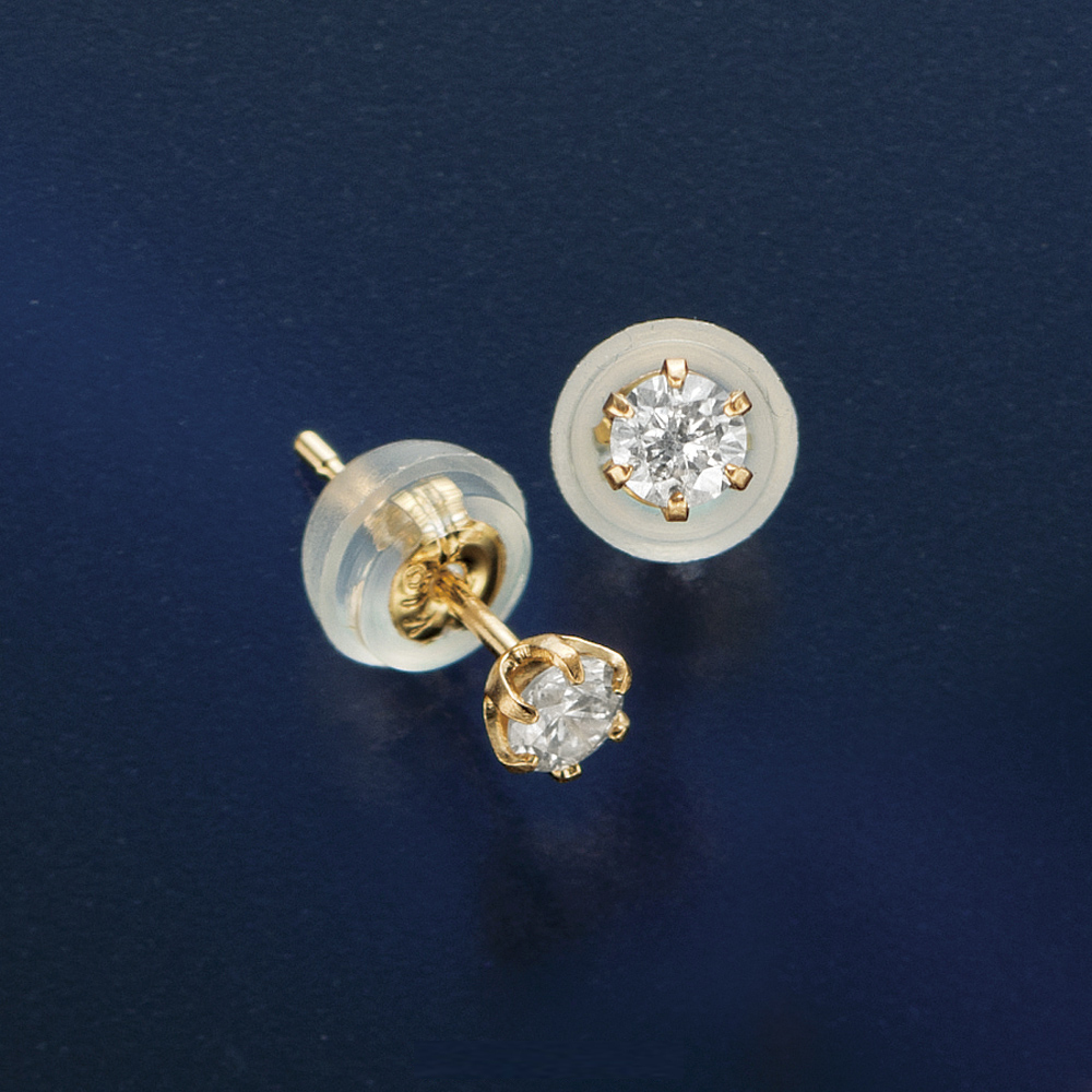 k18  ダイヤモンドピアス　＊約0.5ct＊　　　　　0.247ct×2