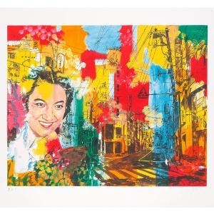 油絵 幸せの黄色と白の薔薇 絵具の力 嫌がら