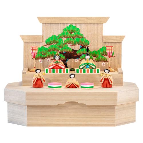 ひいなあそび　赤橙色