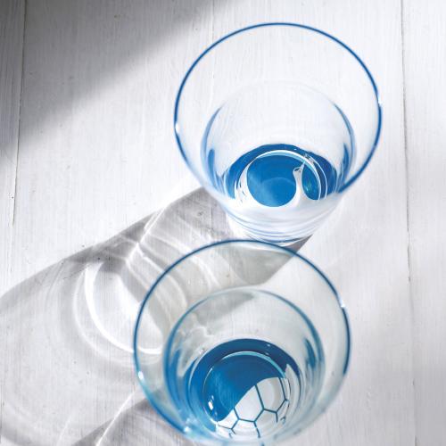 吉祥 グラス(木箱入)〈2個〉