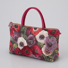 ゴブランポーチバッグ（アネモネ×フォクシヤ）