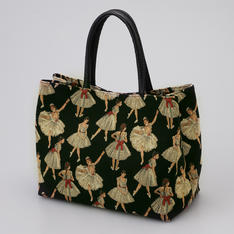 ゴブラントートバッグ（バレエ×黒）