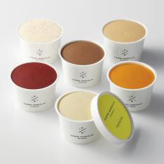 〈ピエール マルコリーニ〉グラス ＆ ソルベ 6個入り