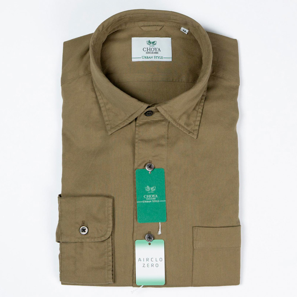 紳士長袖カジュアルシャツ