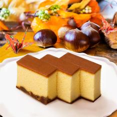 【敬老の日】長寿カステラ（鶴パッケージ）・栗かすてら詰合せ（敬老限定メッセージ掛け紙付き）