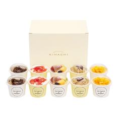 〈パティスリー キハチ〉アイス&シャーベット5種10個入