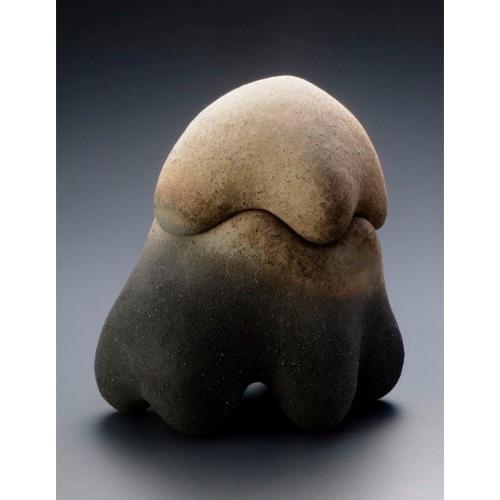 ＜五味　謙二＞彩土器「浮身」（撮影：横堀聡）