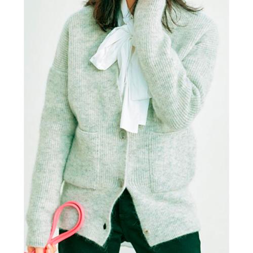 モヘアカーディガン