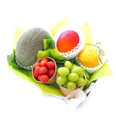 【父の日】＜さくらんぼ・シャインマスカット・国産マンゴー・メロン＞フルーツギフトC