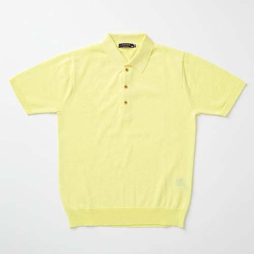 【オンライン限定】半袖ポロセーター(和紙混合)M→L