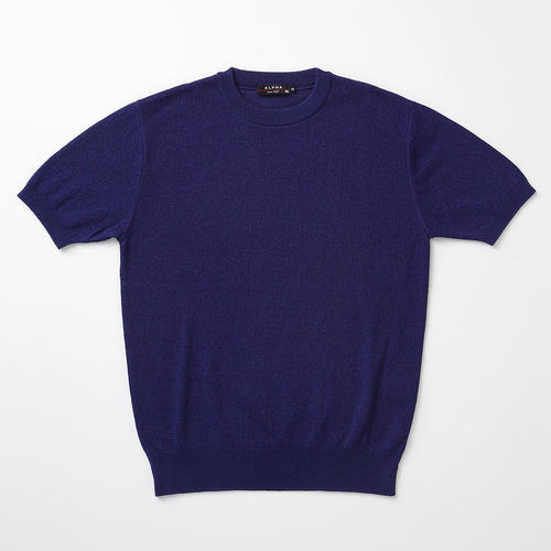 【オンライン限定】半袖クルーネック(和紙混合) M→L