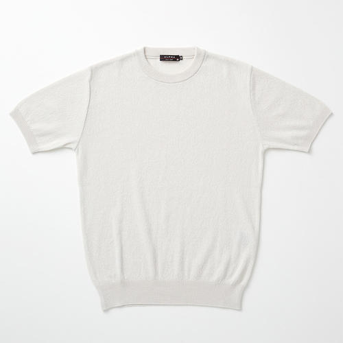 【オンライン限定】半袖クルーネック(和紙混合) M→L