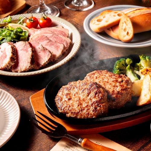 イベリコ屋ローストポーク＆ハンバーグセット