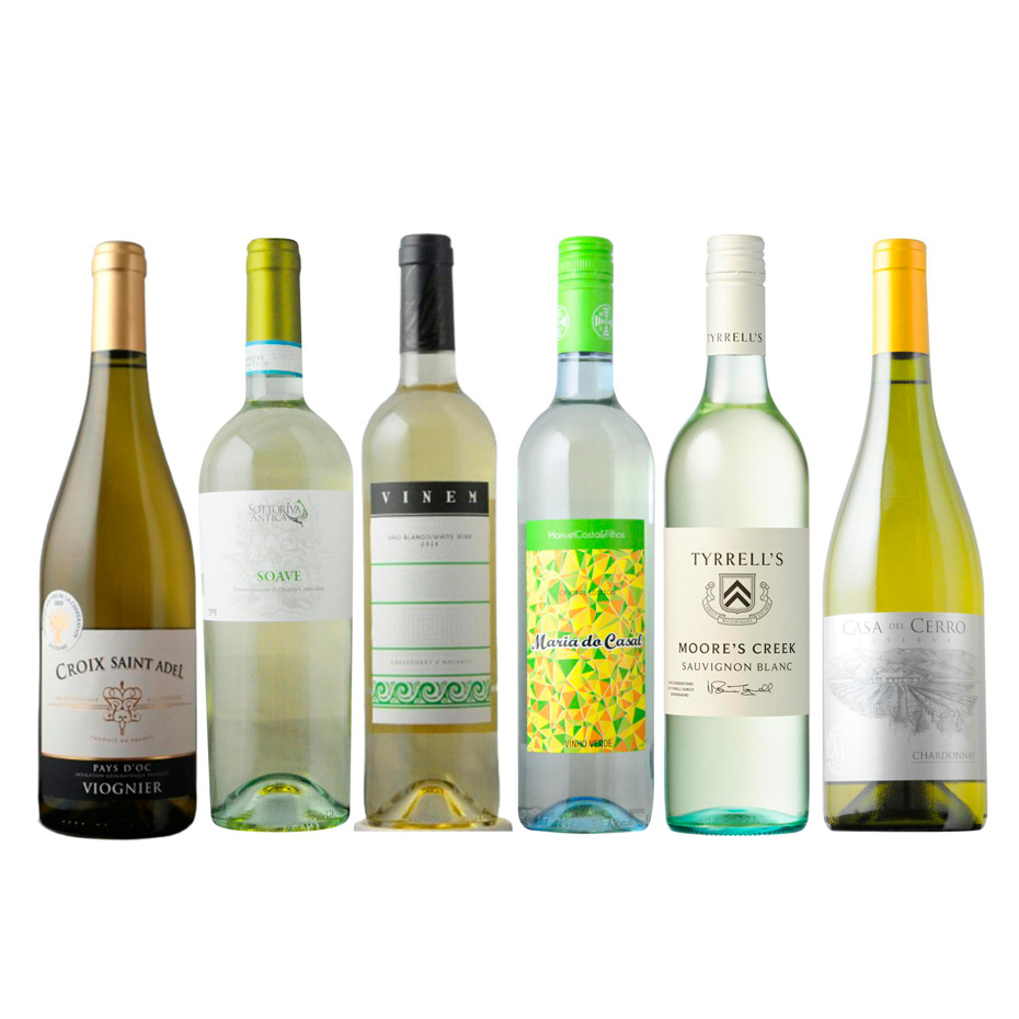 6つの産地を楽しむ世界の白ワイン6本セット
