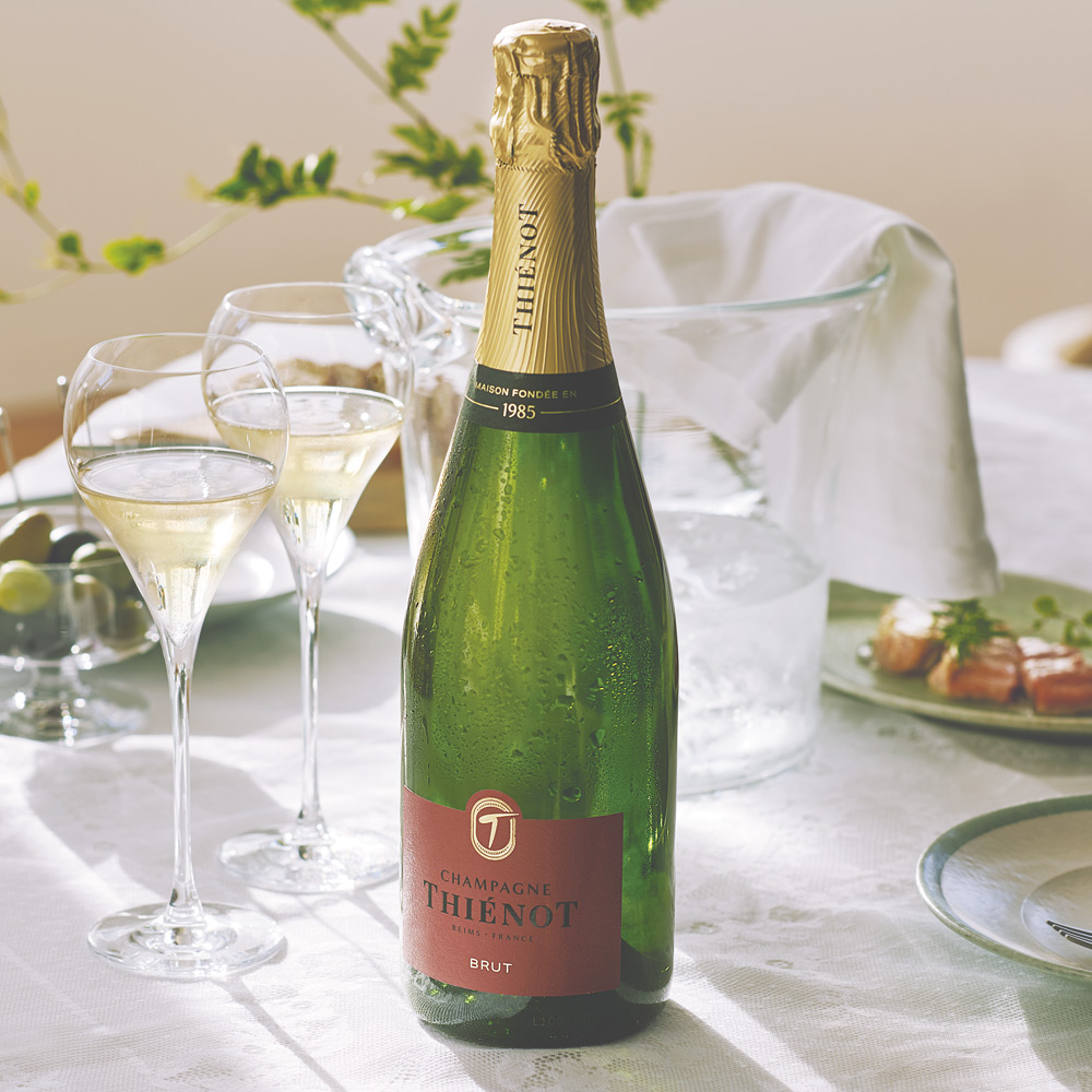 シャンパーニュ ティエノー〉キュヴェブリュット＆グラスセット | 商品 
